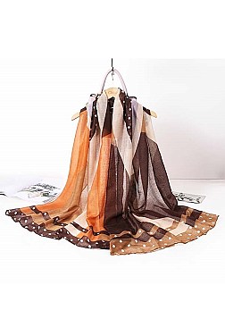 Pack of 12 Stylish Assorted Lightweight Fashion Scarf