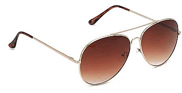 PACK OF 12 OVERSIZED METAL AVIATOR SUNGLASSES