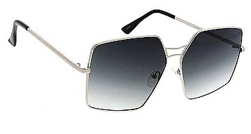 PACK OF 12 GEOMETRIC DOUBLE BRIDGE SUNGLASSES