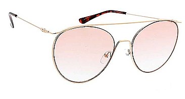 PACK OF 12 	METAL LARGE BROW LINE VINTAGE SUNGLASSE