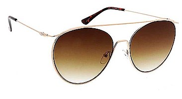 PACK OF 12 	METAL LARGE BROW LINE VINTAGE SUNGLASSE
