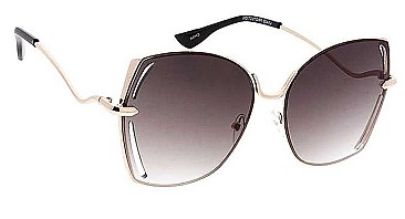 PACK OF 12 DIAMOND CUT OUT VINTAGE SUNGLASSES