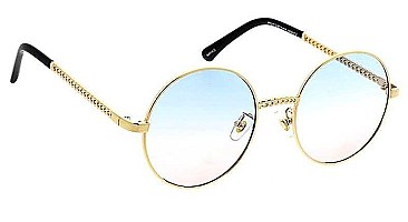 PACK OF 12 ROUND CHAIN FRAME SUNGLASSES