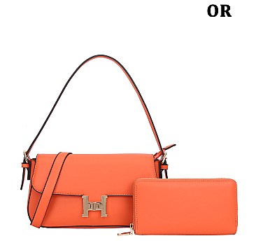 orange satchel bag