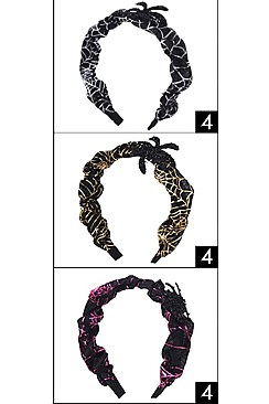 Pack of 12 Stylish Assorted Halloween Theme Headband