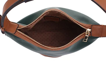 Color Block Accent Hobo Shoulder Bag