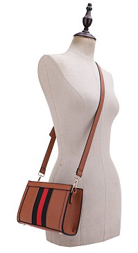 Trim Accent Crossbody Bag
