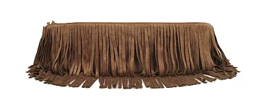 Round Shape Fringe Hobo Bag