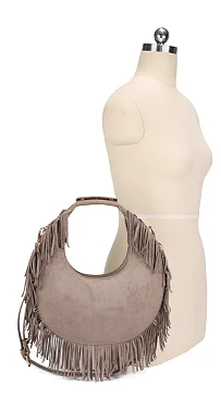 Fringe Hobo Bag