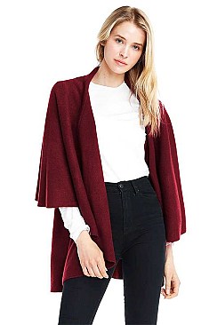 BASIC SHAWL VEST