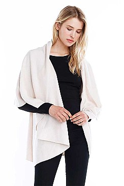 BASIC SHAWL VEST