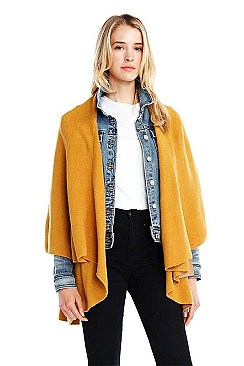 BASIC SHAWL VEST
