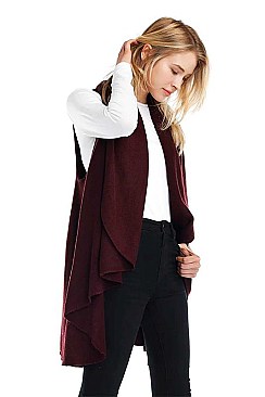 BASIC SHAWL VEST