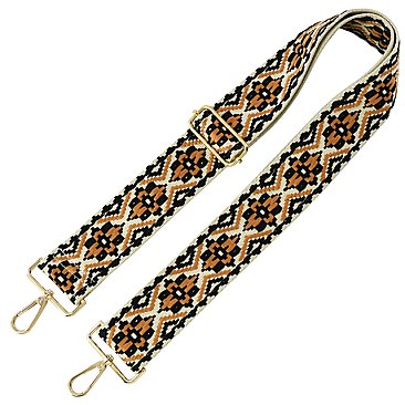 Replaceable TRIBAL Pattern Guitar Crossbody Bag Strap