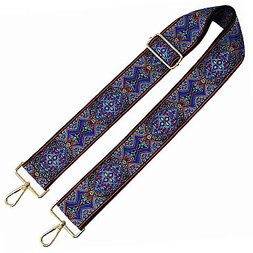 Replaceable BOHO Pattern Guitar Crossbody Bag Strap