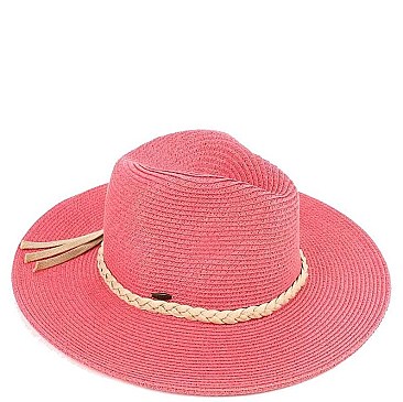 Posh Wide Brim Straw Hat