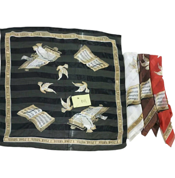 Holy Bible I Love Jesus Christian Logo Print Scarf