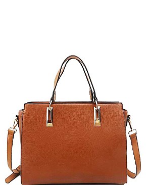 MODERN STYLISH SMOOTH SATCHEL WITH LONG STRAP JYT-2464