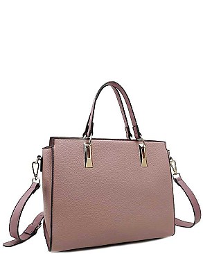 MODERN STYLISH SMOOTH SATCHEL WITH LONG STRAP JYT-2464