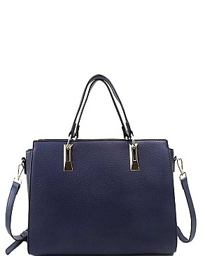MODERN STYLISH SMOOTH SATCHEL WITH LONG STRAP JYT-2464