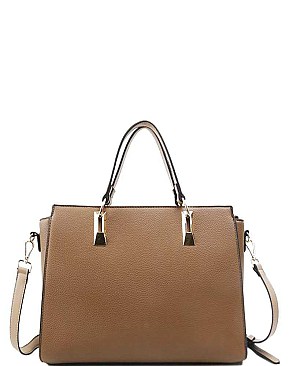 MODERN STYLISH SMOOTH SATCHEL WITH LONG STRAP JYT-2464