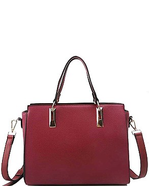 MODERN STYLISH SMOOTH SATCHEL WITH LONG STRAP JYT-2464