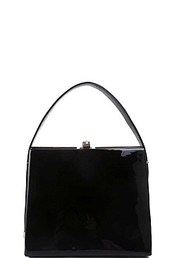 CLASSY GLOSSY SQUARE STRUCTURED PURSE JYT-2524