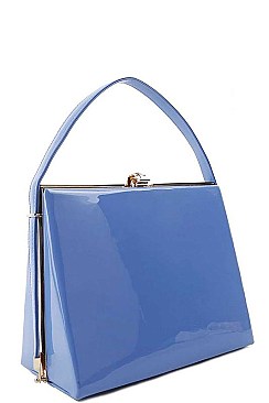 CLASSY GLOSSY SQUARE STRUCTURED PURSE JYT-2524