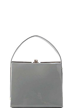 CLASSY GLOSSY SQUARE STRUCTURED PURSE JYT-2524