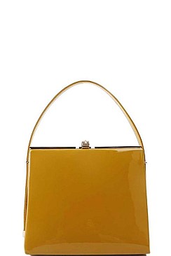 CLASSY GLOSSY SQUARE STRUCTURED PURSE JYT-2524