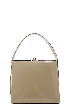 CLASSY GLOSSY SQUARE STRUCTURED PURSE JYT-2524