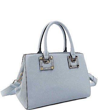 CHIC SMOOTH PU LEATHER FASHION SATCHEL JYT-2530