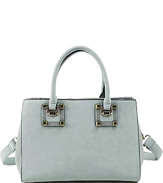 CHIC SMOOTH PU LEATHER FASHION SATCHEL JYT-2530