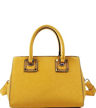 CHIC SMOOTH PU LEATHER FASHION SATCHEL JYT-2530