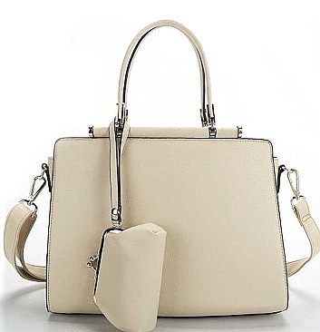 2 IN 1 STYLISH SQUARISH TOTE BAG COIN PURSE SET