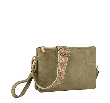 Small Guitar Strap Crossbody Leather Purse