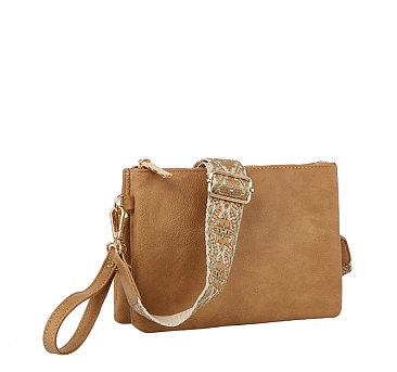 Small Guitar Strap Crossbody Leather Purse