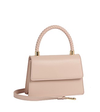 Braided Top handle Satchel