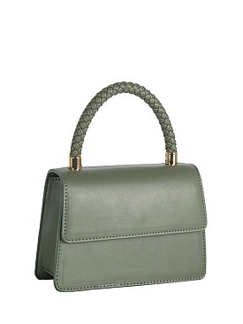 Braided Top handle Satchel