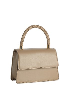 Braided Top handle Satchel