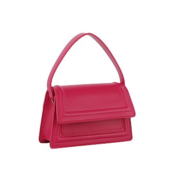 Fashion Flapover Crossbody Satchel