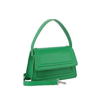 Fashion Flapover Crossbody Satchel