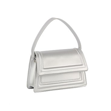 Fashion Flapover Crossbody Satchel