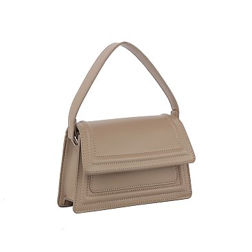 Fashion Flapover Crossbody Satchel
