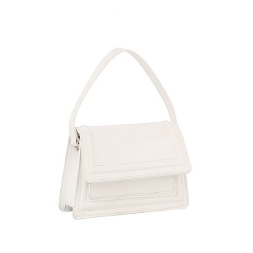 Fashion Flapover Crossbody Satchel