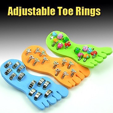 Adjustable Toe Rings -12 Rings Per Foot