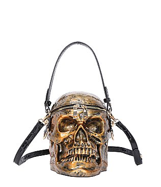Funny Skeleton Grave Digger Handbags