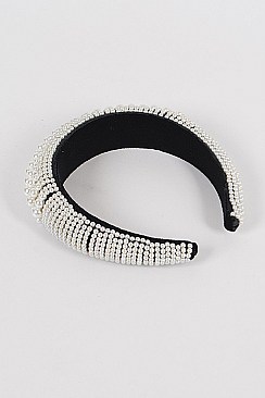Trendy Multi Size Pearl Hairband