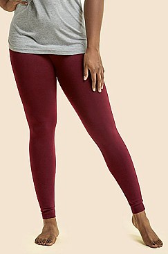 PACK OF 6 PIECES LADIES FLEECE LEGGINGS PLUS SIZE MUTX700X