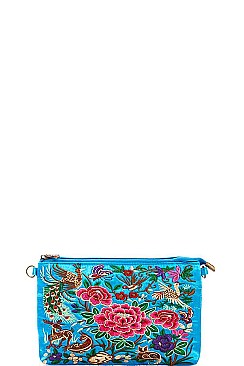 CHIC STYLISH ORIENTAL EMBROIDERY CLUTCH PURSE